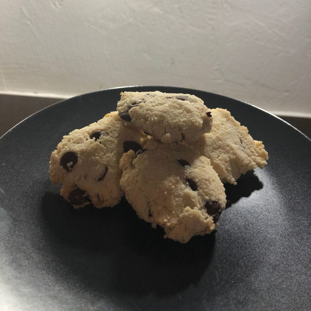 Paleo Guilt Free Chocolate Chip Cookies.
