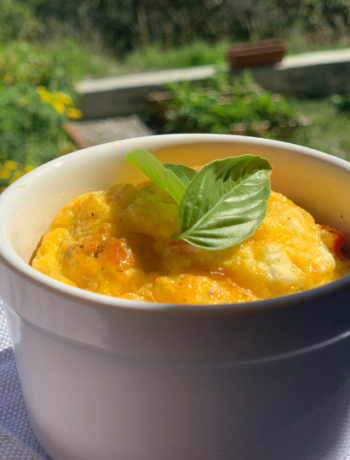 Two Person Ramekin Frittata Cooked